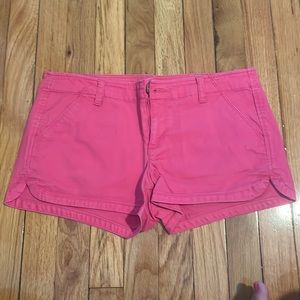 Dark pink shorts
